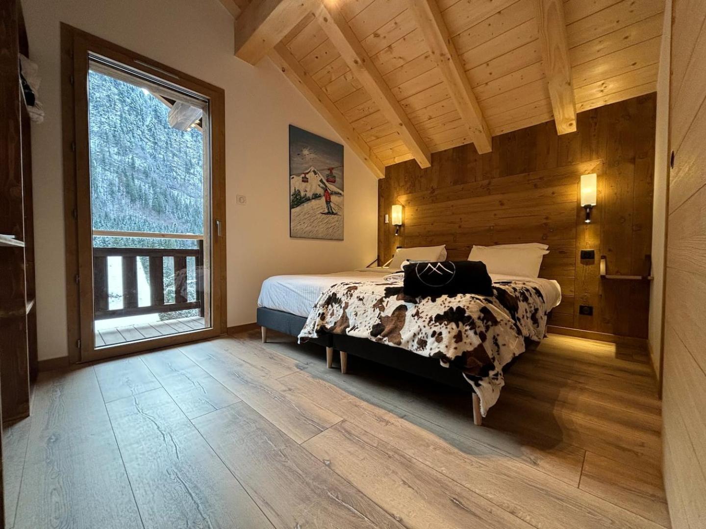Chalets, Les Crozats Montriond Exterior foto
