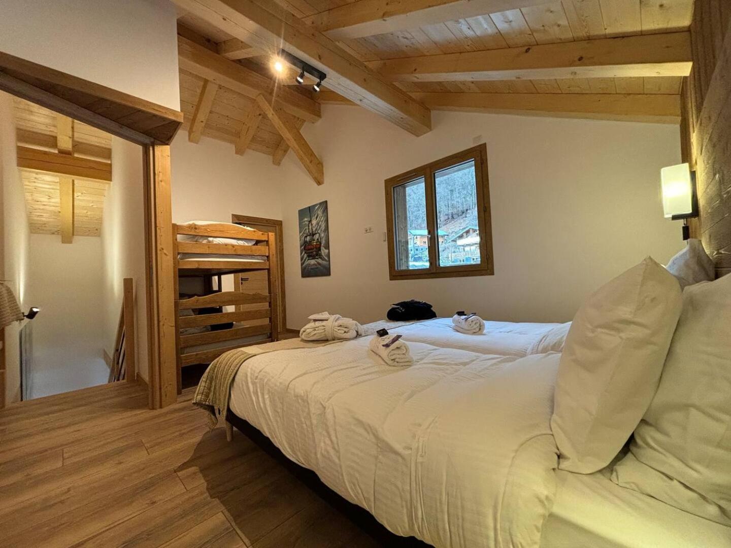 Chalets, Les Crozats Montriond Exterior foto