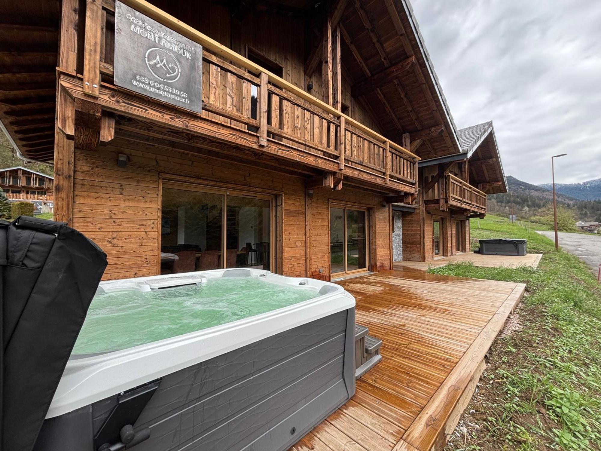 Chalets, Les Crozats Montriond Exterior foto